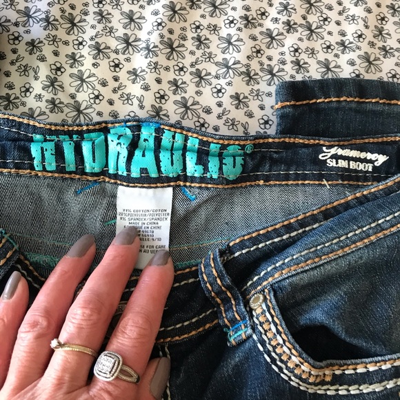 Hydraulic strait leg jeans worn twice - Picture 1 of 4